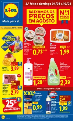 Pré-visualização do folheto da loja Lidl válida a partir de 04/08/2025