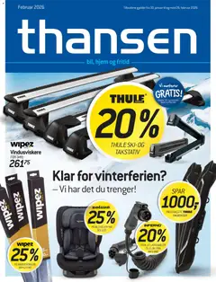 Forhåndsvis Kundeavis fra butikk THANSEN gyldig fra 30/01/2026