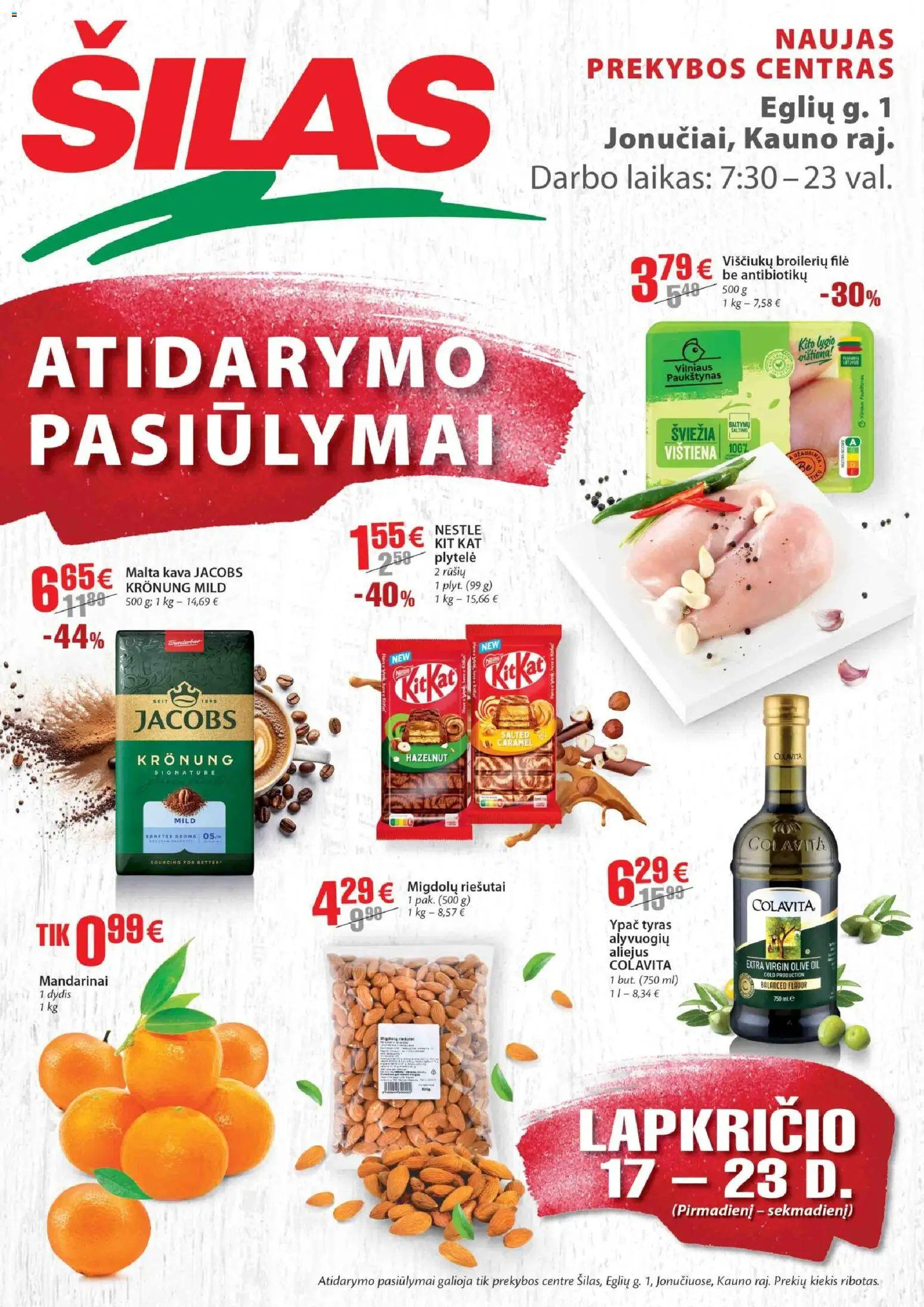 Šilas parduotuvės leidinio Leidinys - Atidarymo pasiūlymai galiojančio nuo 2025.11.17 peržiūra