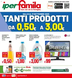 Anteprima dell'opuscolo Volantino Iper dal negozio Famila valido da 08/09/2025