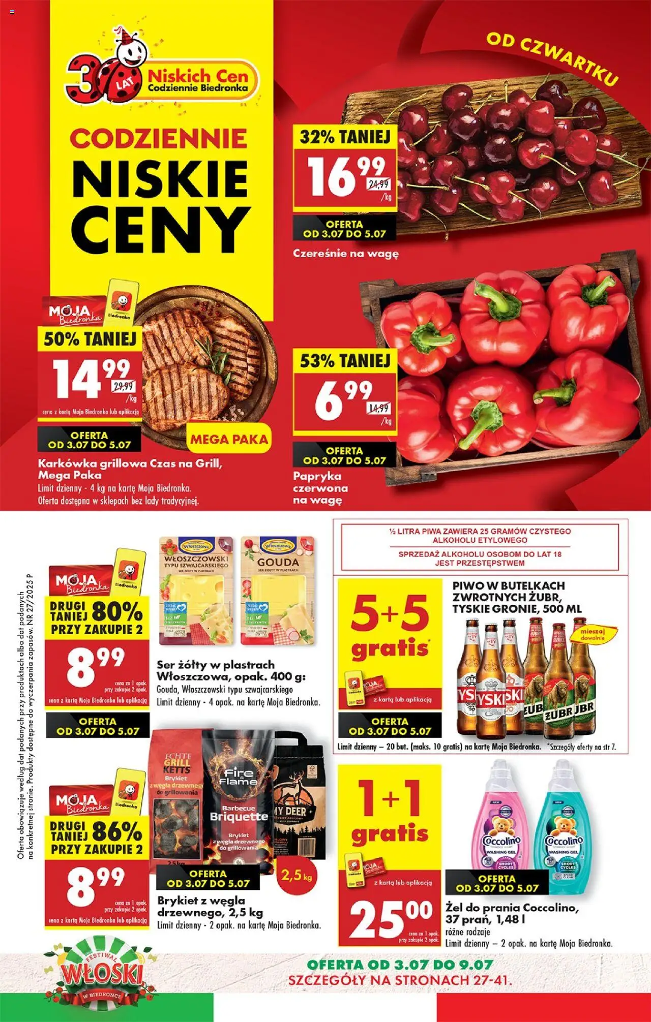 Biedronka gazetka promocyjna 03.07.2025 - "W tym tygodniu" - Numer strony 1