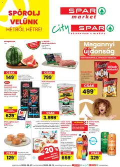 Spar Market - Akciós újság Spar Market megtekintése, amely érvényes 2025.08.07.-től