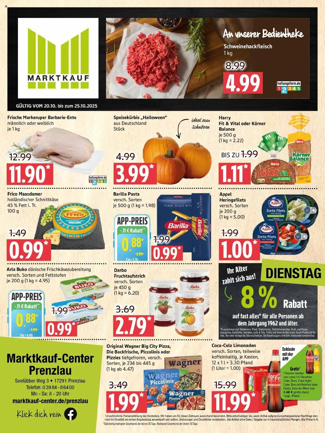 MARKTKAUF Prospekt ab Montag 19.10.2025 > Marktkauf: Wochenangebote