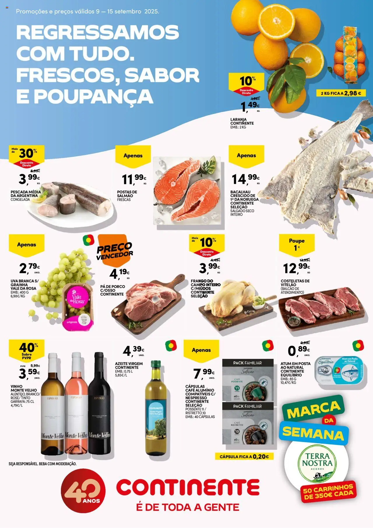 Continente Folheto de 09/09/2025 - catálogo esta semana - página 1