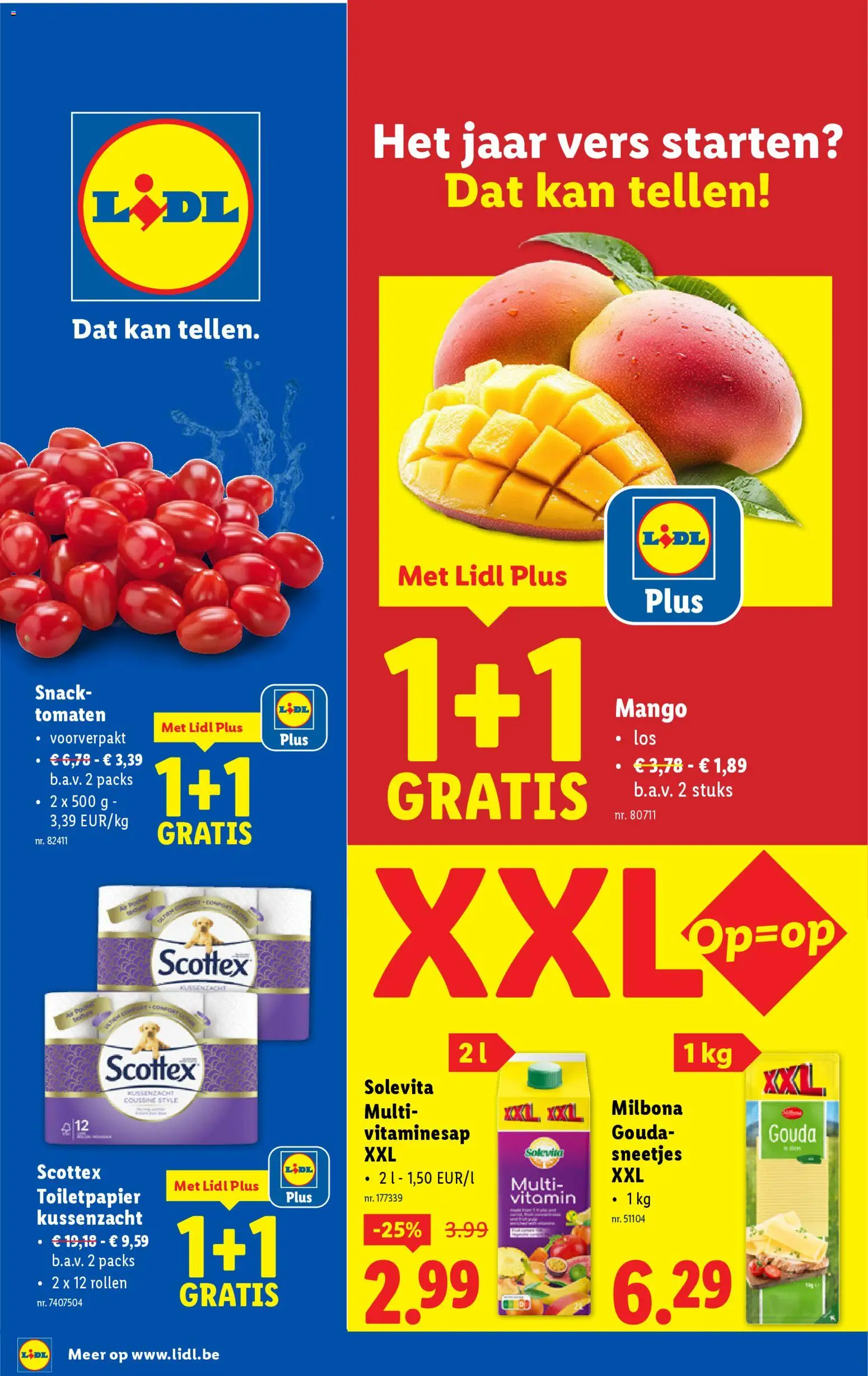 Voorbeeld van Folder week 1 van winkel Lidl geldig vanaf 29/12/2025