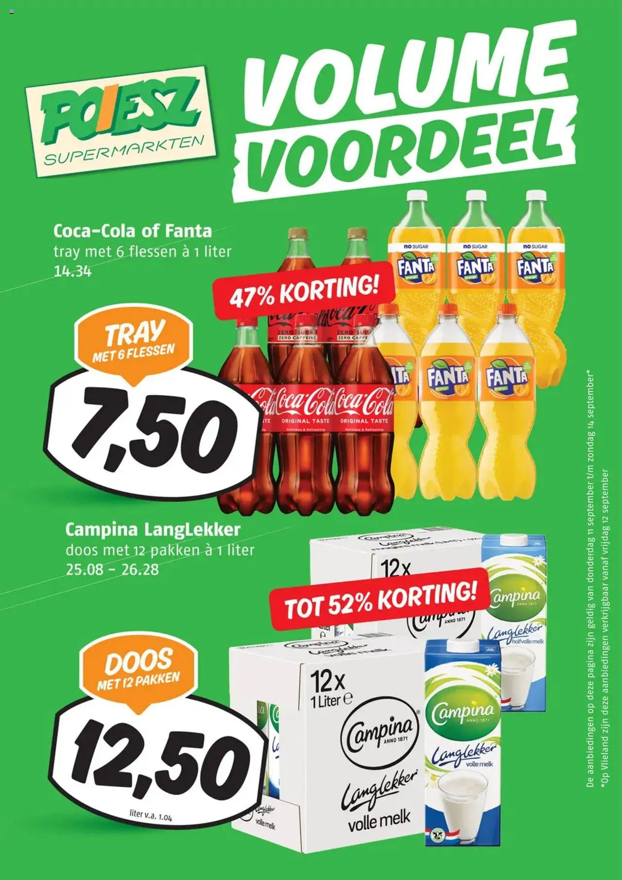 Poiesz shop Weekendacties folder geldig vanaf 11-09-2025 - Paginanummer 1