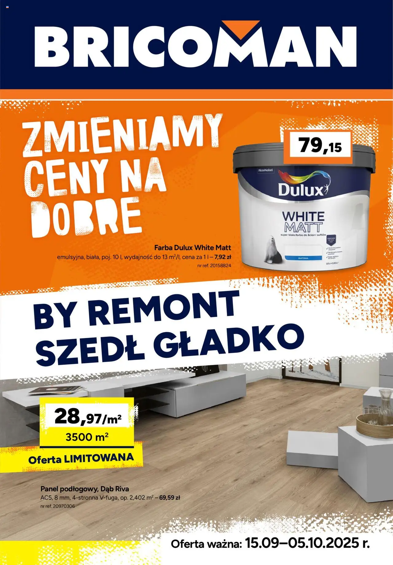 Bricoman Gazetka od 15.09.2025 - Nowa Gazetka - Numer strony 1