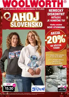 Náhľad Woolworth letáku platného od 05.12.2025