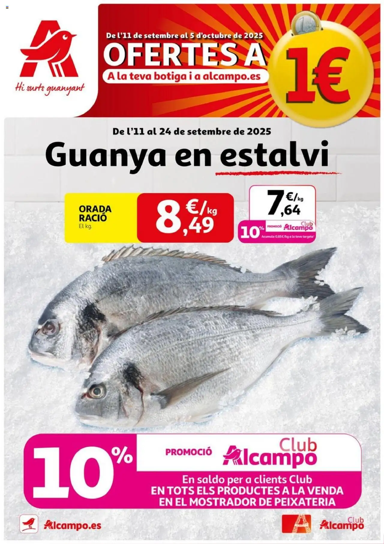 Alcampo folleto 11/09/2025 - 24/09/2025 > SST catalan 