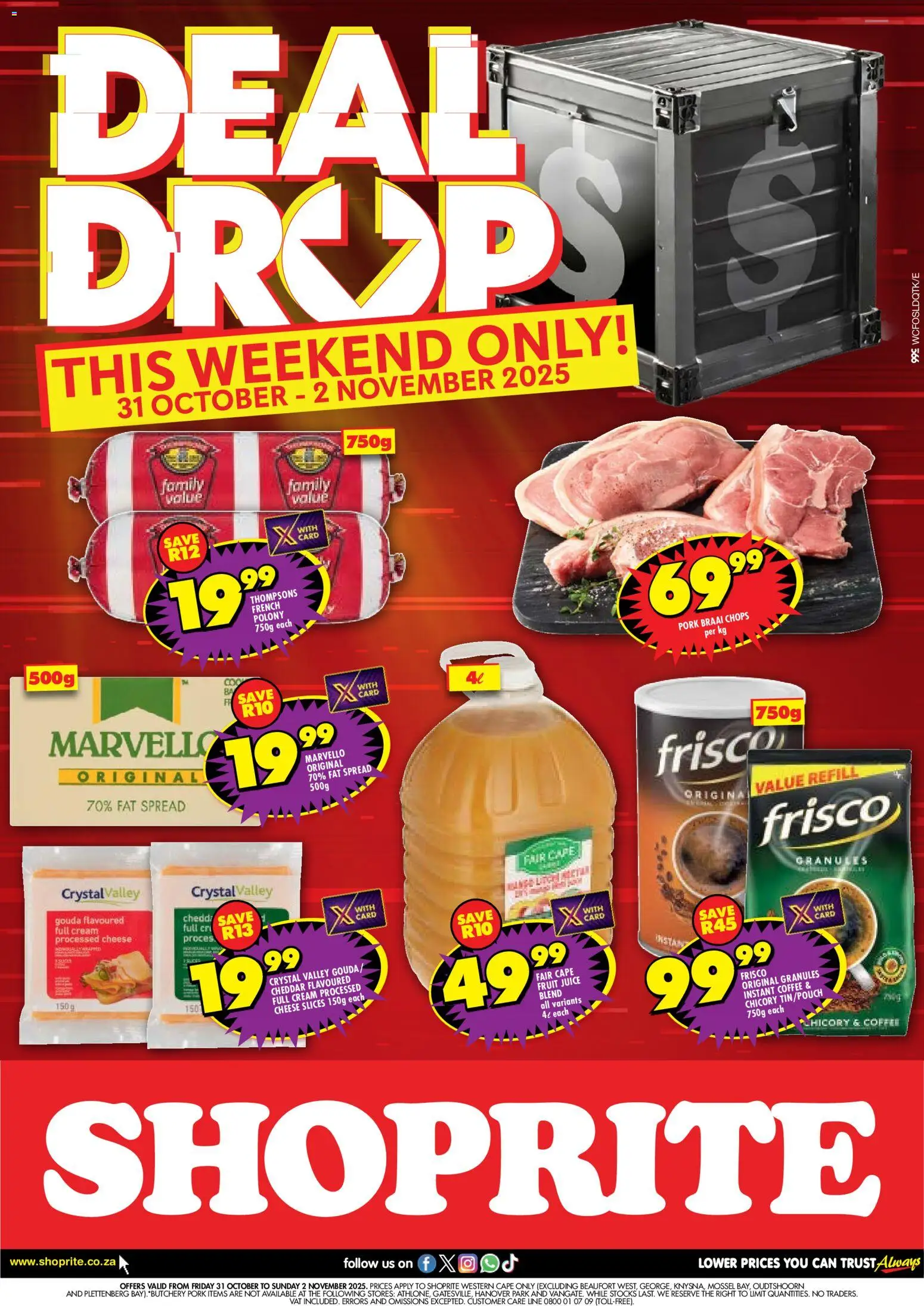 Preview of Shoprite flyer valid from 31/10/2025