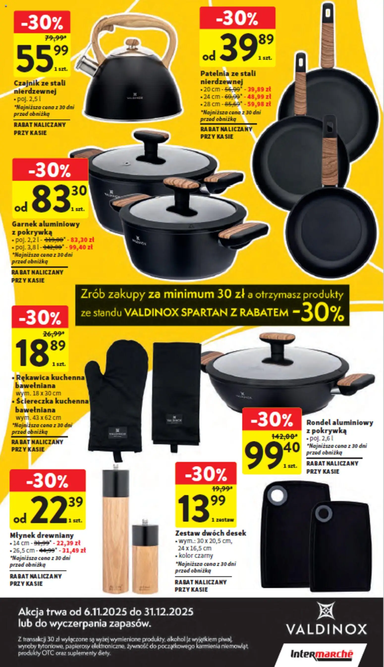 Pogląd gazetki "Konkurs - Odbierz rabat na produkty Valdinox Spartan -30%" ze sklepu Intermarche ważnej od 06.11.2025