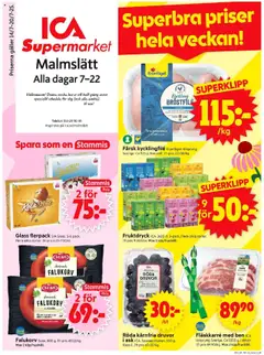Förhandsgranska reklamblad Linköping från butik ICA Supermarket gäller från 14/07/2025