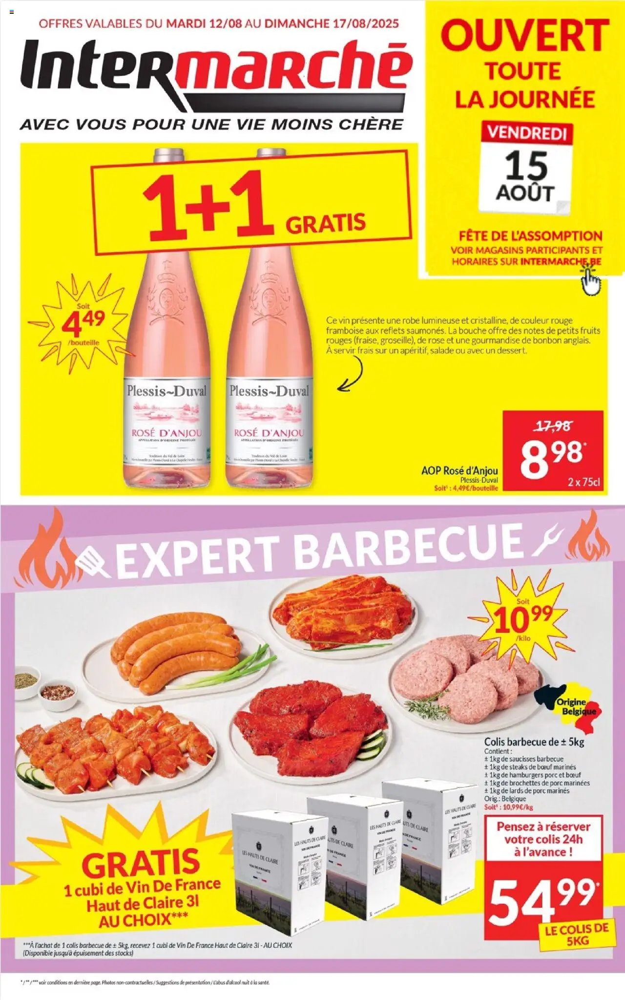 Intermarché shop Folder de la semaine 33 geldig vanaf 12/08/2025 - Paginanummer 1