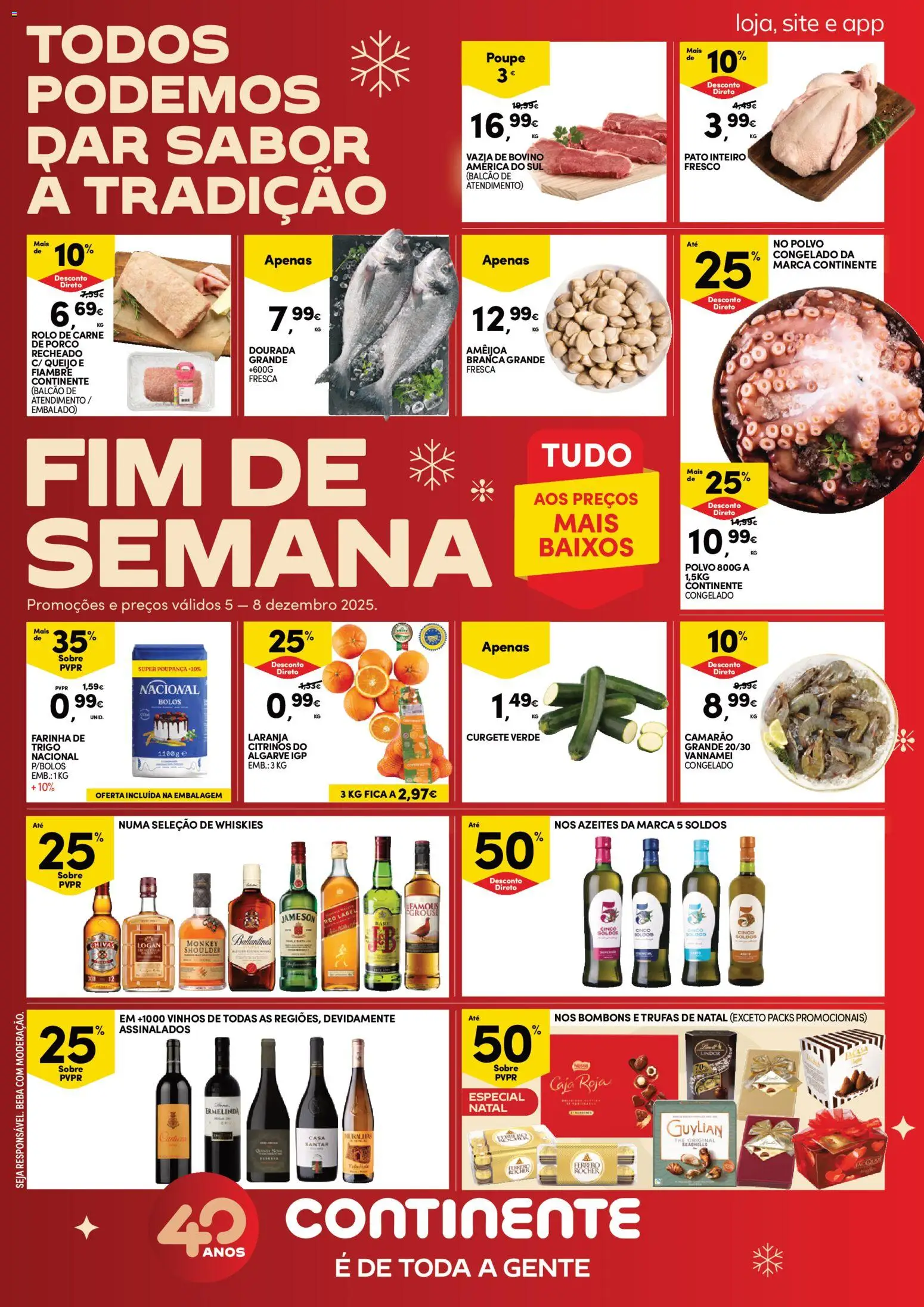 Pré-visualização do folheto da loja Continente válida a partir de 05/12/2025