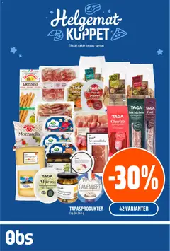 Forhåndsvis Helgemat Kuppet fra butikk Coop Obs gyldig fra 04/12/2025