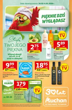 Pogląd gazetki "30 Lat Hipermarket" ze sklepu Auchan ważnej od 26.02.2026