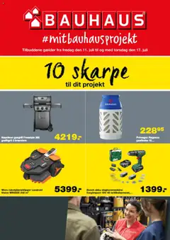 Eksempel på tilbudsavis Tilbudsavis fra butik Bauhaus gyldig fra 11/07/2025