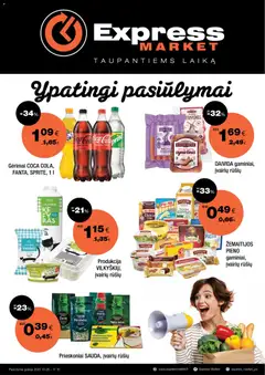 Express market parduotuvės leidinio Leidinys galiojančio nuo 2025.10.26 peržiūra