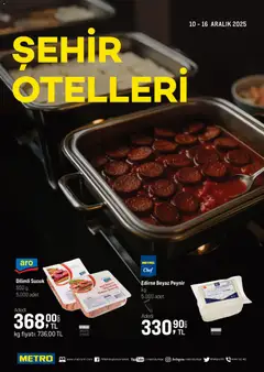 Metro Şehir Otelleri 10.12.2025 - Broşürünün önizlemesi