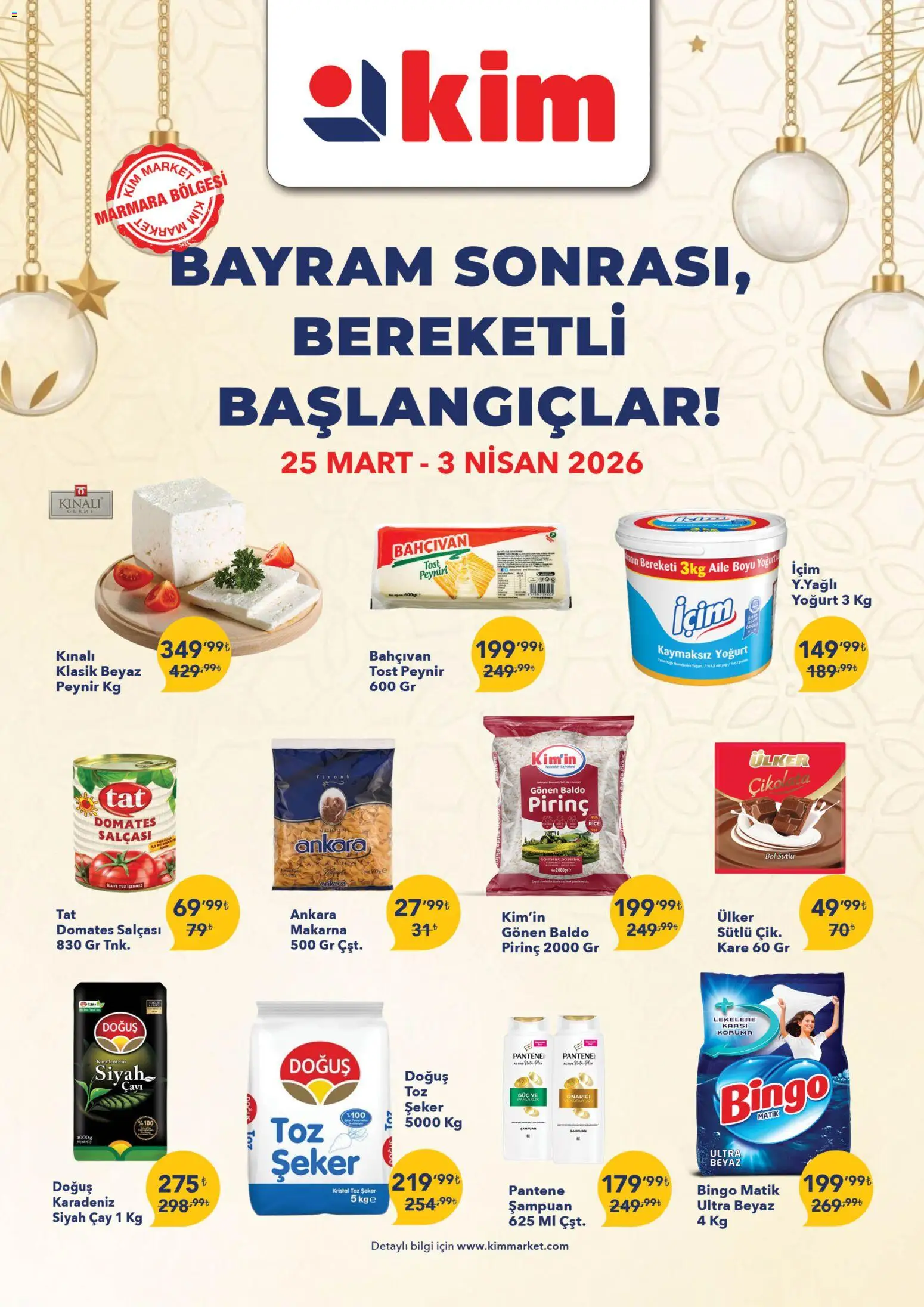 Kim Market Kim Market Katalog - Marmara Insert 25.03.2026 - Broşürünün önizlemesi