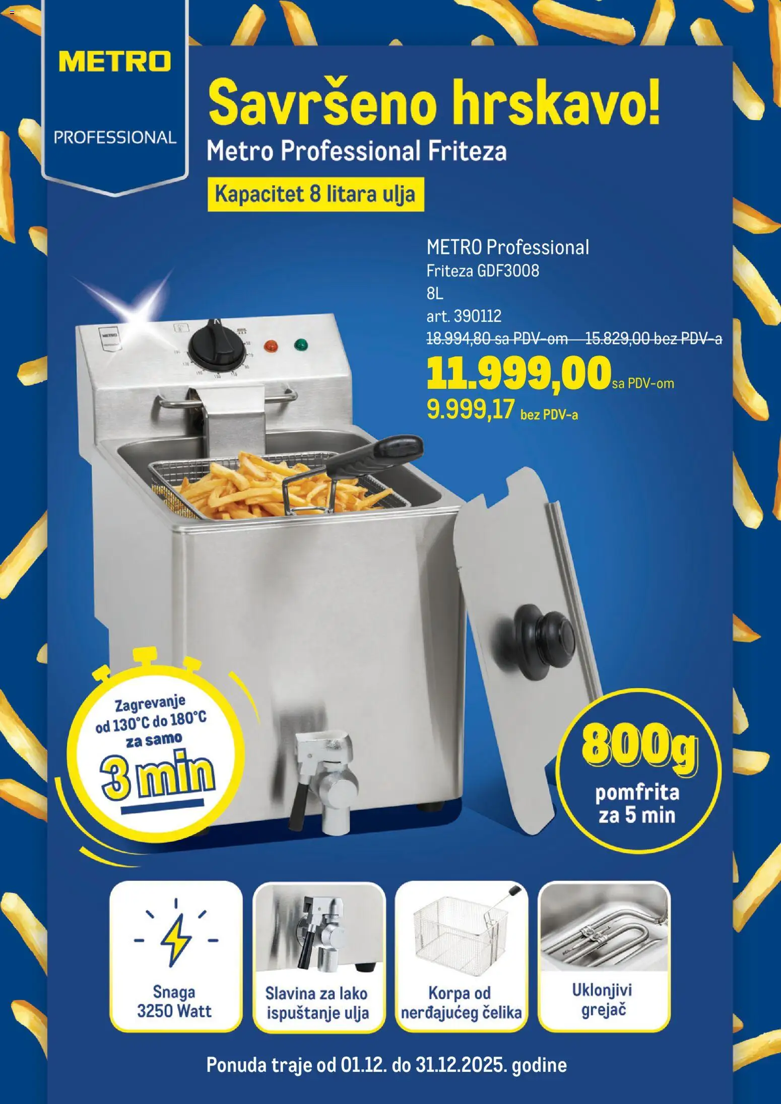 Pregled Metro kataloga - važi od 01.12.2025