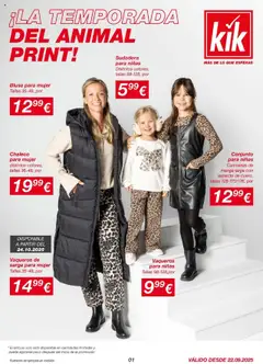 Vista previa del folleto de la tienda KIK válido desde el 21/09/2025 