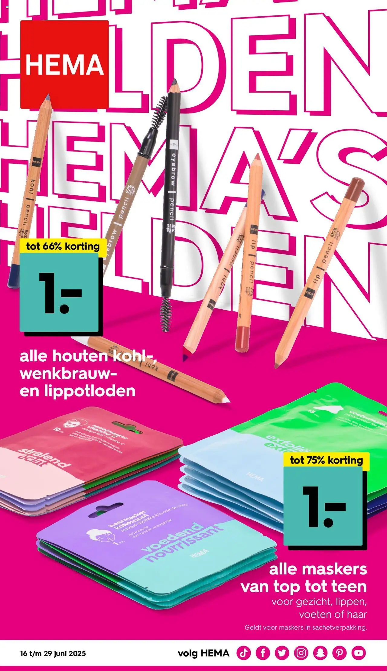 Hema shop Folder week 25-26 geldig vanaf 16-06-2025 - Paginanummer 1