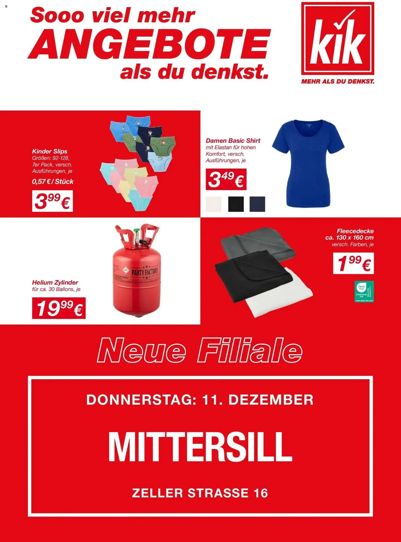 Vorschau der Angebote: Kik KiK: Neueröffnung Mittersill gültig ab 07.12.2025