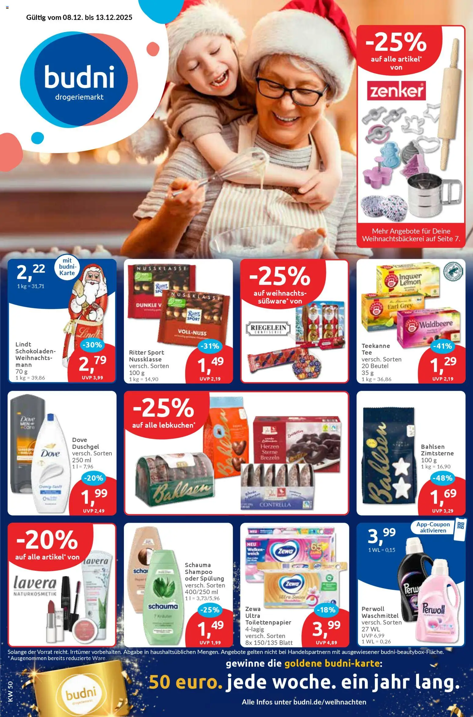 Vorschau von dem Prospekt des Geschäftes Budni, gültig ab dem 08.12.2025