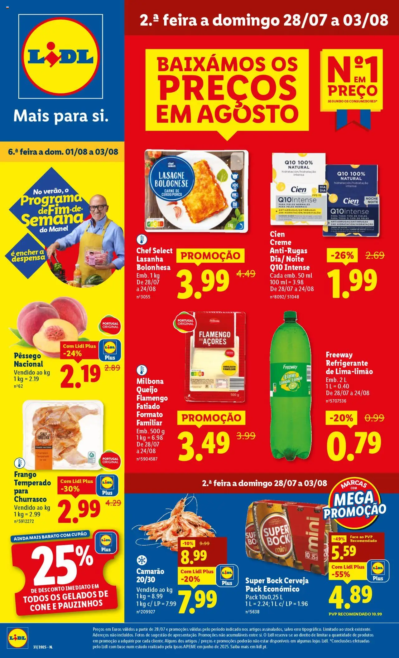 Lidl Folheto de 28/07/2025 - catálogo esta semana - página 1