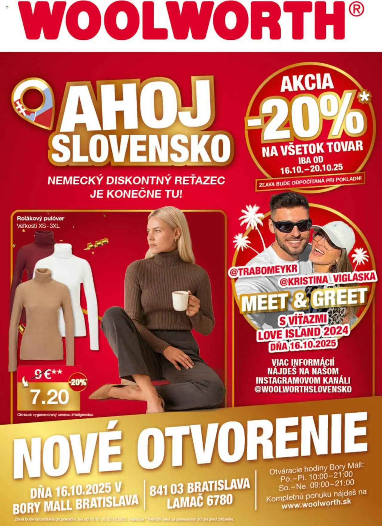Náhľad Woolworth letáku platného od 16.10.2025