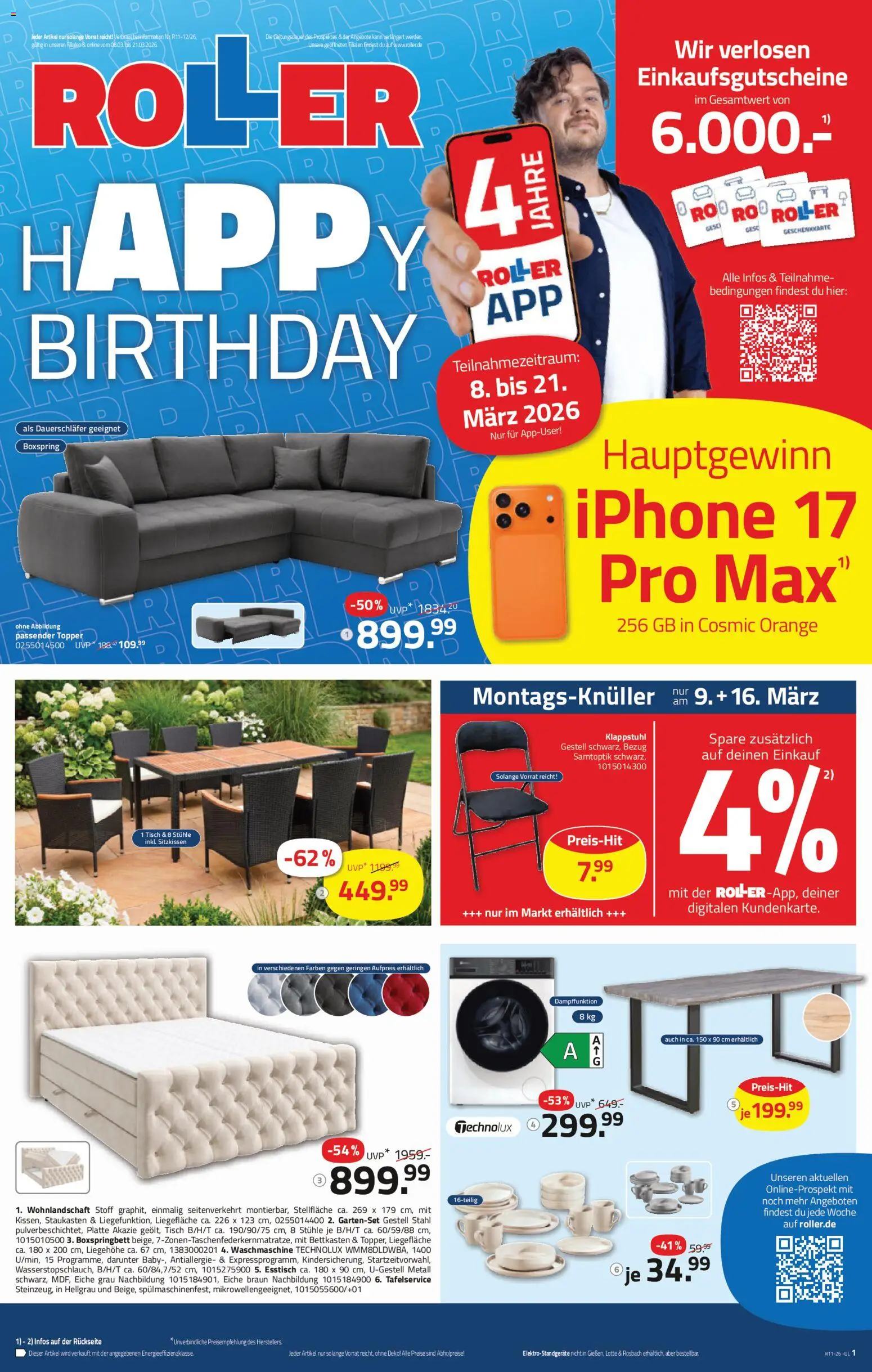 Vorschau von dem Prospekt des Geschäftes Roller, gültig ab dem 08.03.2026