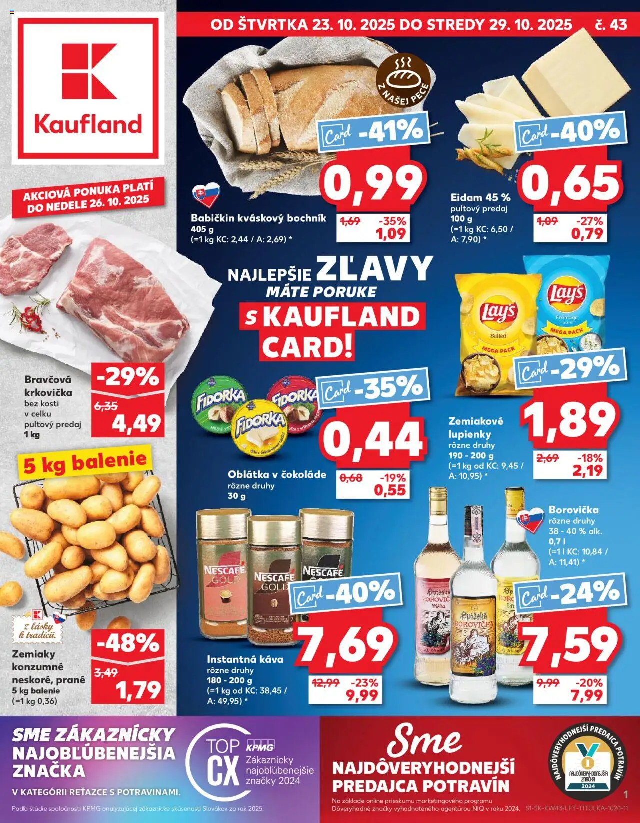 Kaufland leták od 23.10.2025 - Bratislava-Dúbravka
