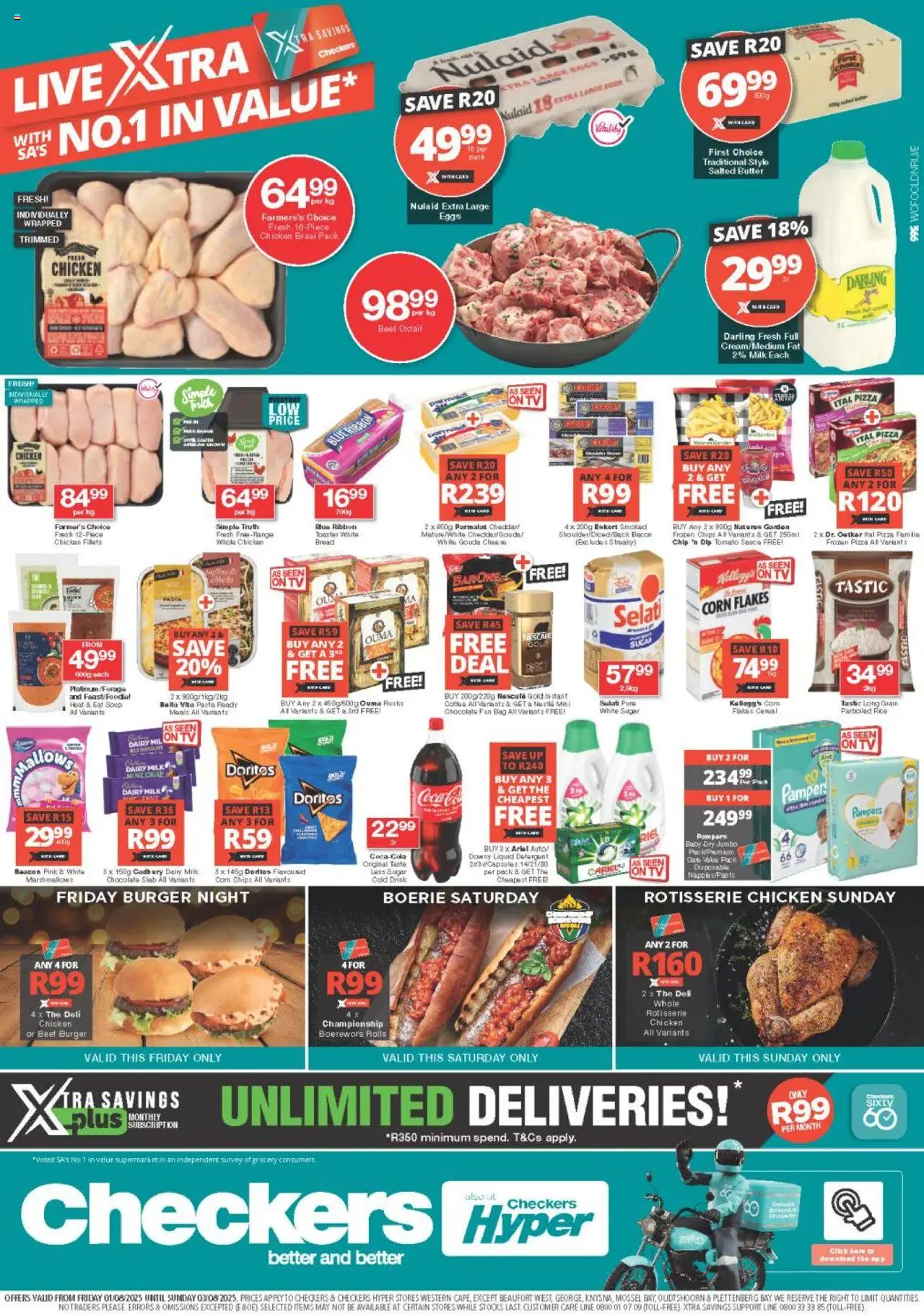 Checkers Western Cape - Xtra Savings 01/08 - 03/08/2025 >> Catalogue