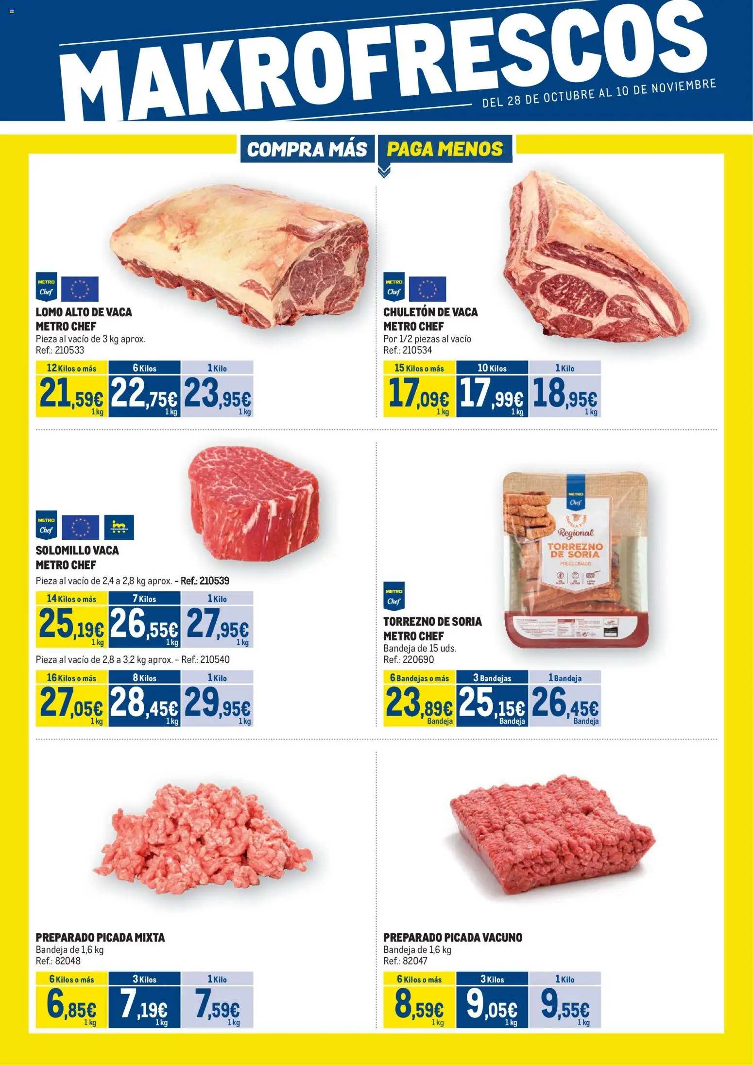 Vista previa del folleto de la tienda Makro válido desde el 28/10/2025 