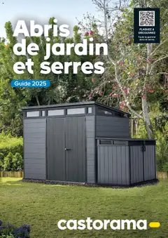 Prévisualisation de Abri de jardin et serres du magasin Castorama formulaire valide 26/02/2025