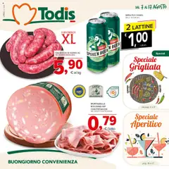 Anteprima dell'opuscolo Volantino Pescheria dal negozio Todis valido da 07/08/2025