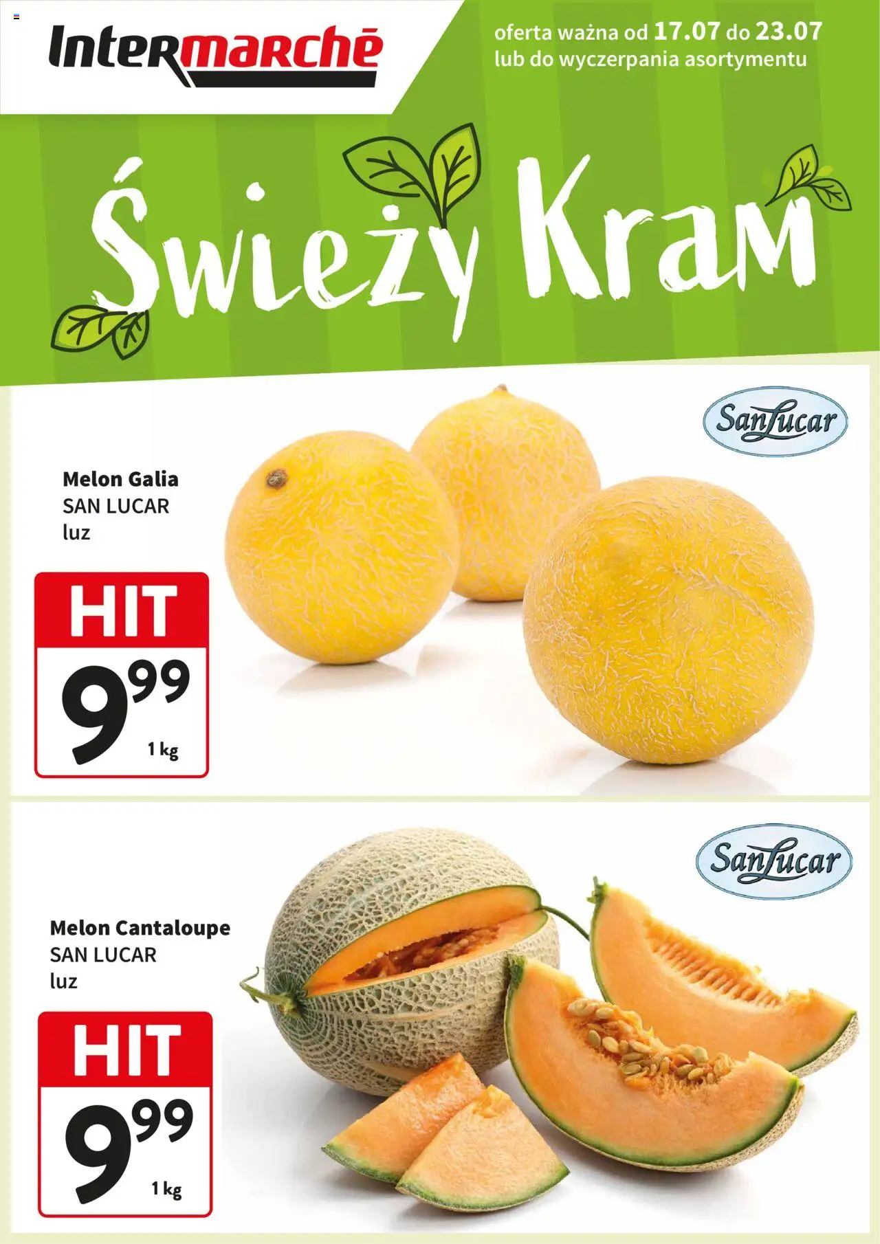 Intermarche Świeży Hit od 17.07.2025 - Nowa Gazetka - Numer strony 1