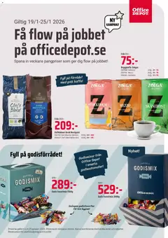 Förhandsgranska reklamblad Aktuella reklamblad Office Depot från butik Office Depot gäller från 19/01/2026