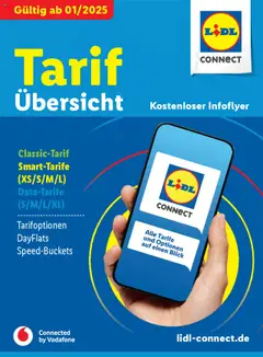 Vorschau von dem Prospekt des Geschäftes Lidl, gültig ab dem 01.01.2025