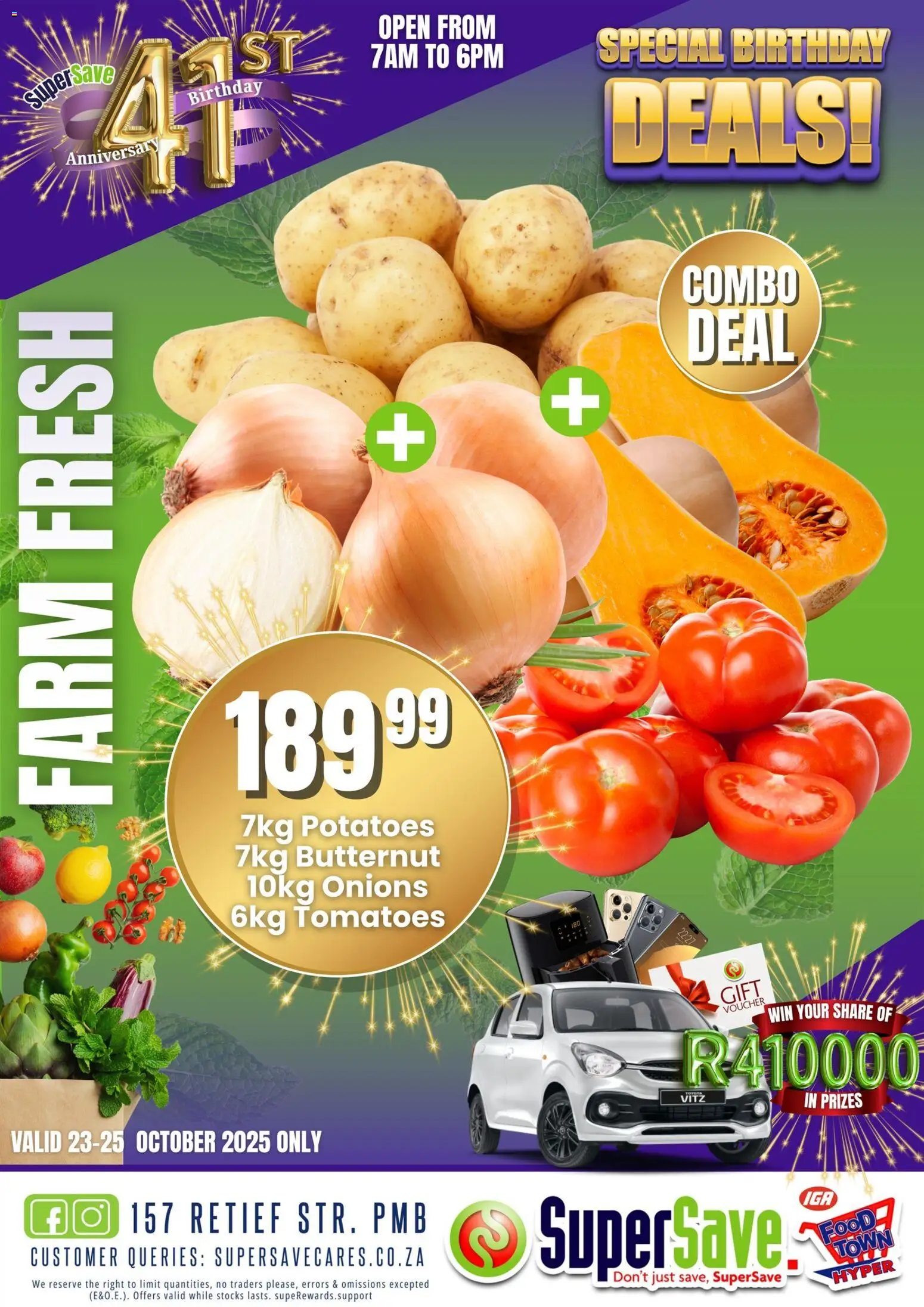 Super Save Fresh Deals from 23/10 - 25/10/2025 > Promotions