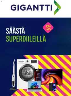 Kaupan Gigantti Tarjoukset esikatselu, voimassa 26/09/2025