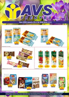 AVS parduotuvės leidinio Leidinys galiojančio nuo 2026.02.23 peržiūra