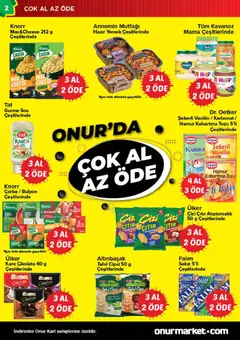 Onur Market Katalog 04.12.2025 - Broşürünün önizlemesi | Strana: 2
