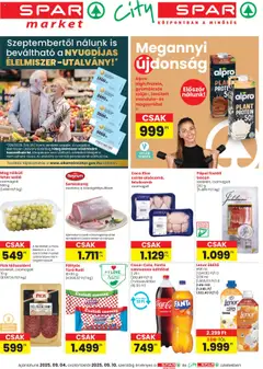 Spar Market - Akciós újság Spar Market megtekintése, amely érvényes 2025.09.04.-től