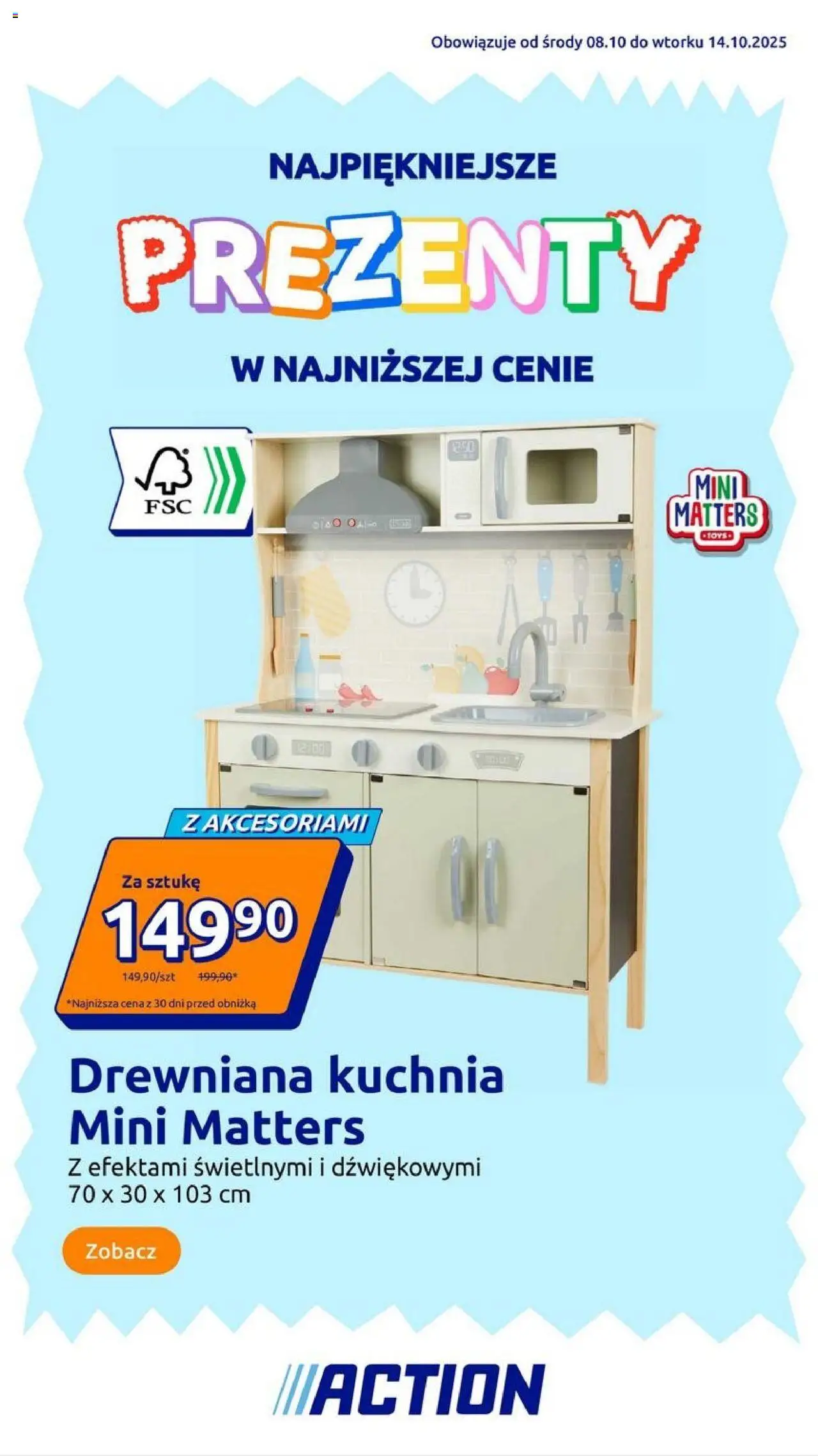 Action gazetka od 08.10.2025 - Gazetka od jutra, sklep online - Numer strony 1
