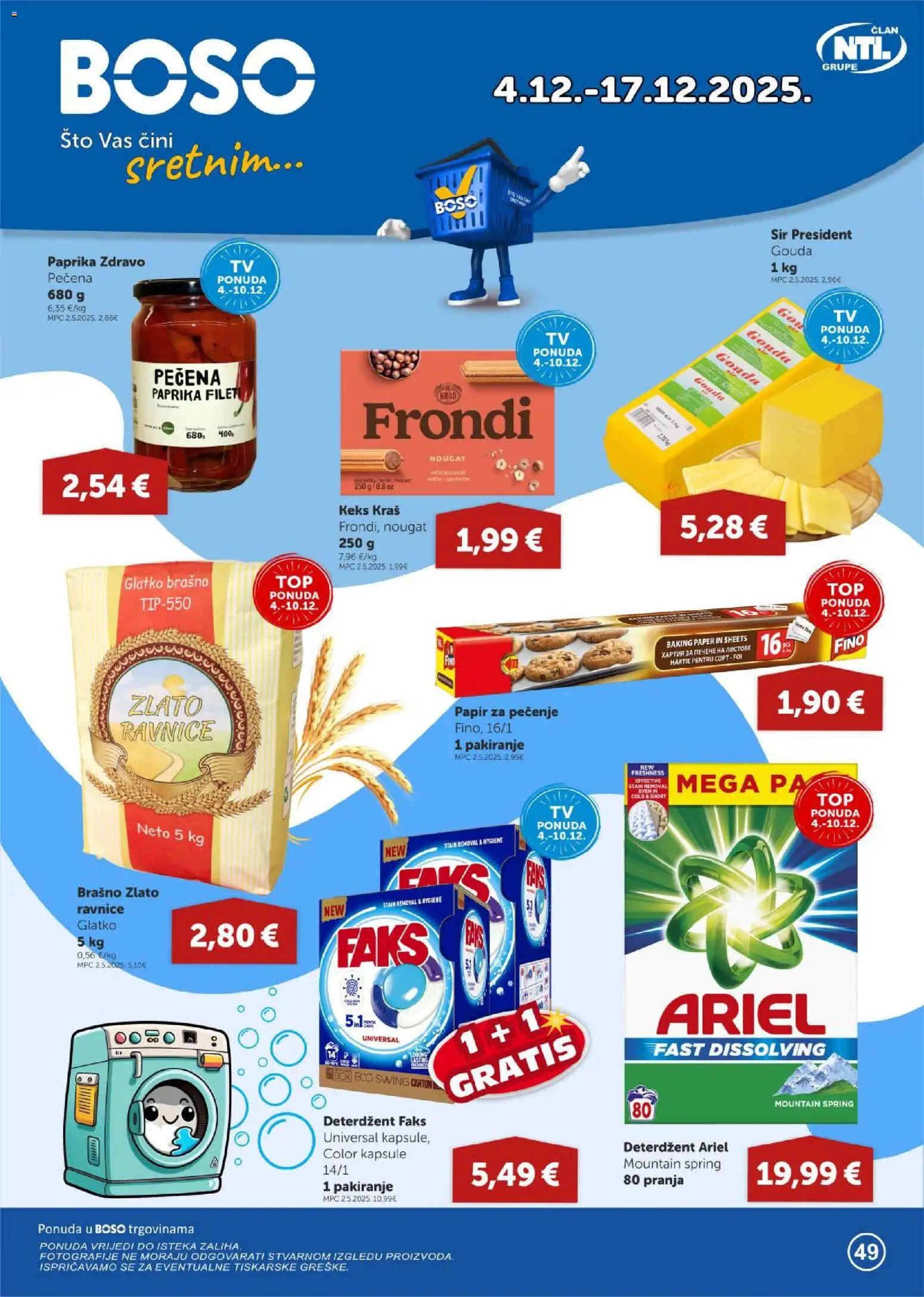 Pregled letka Katalog trgovine Boso vrijedi od 04.12.2025