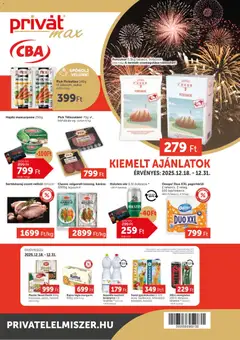 PRIVÁT - Aktuális szórólap MAX megtekintése, amely érvényes 2025.12.18.-től