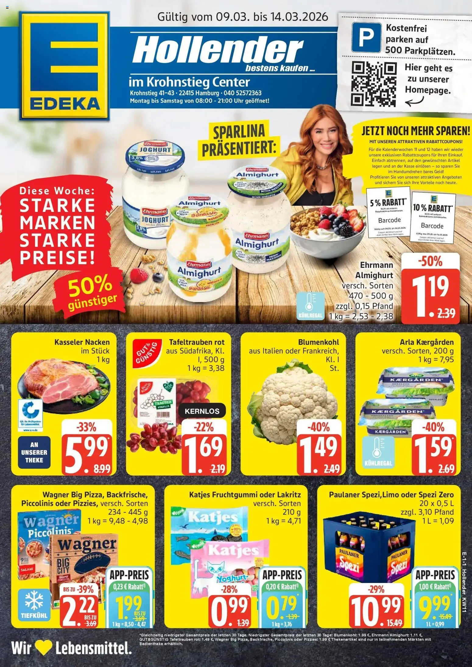 Vorschau von dem Prospekt des Geschäftes Edeka, gültig ab dem 08.03.2026