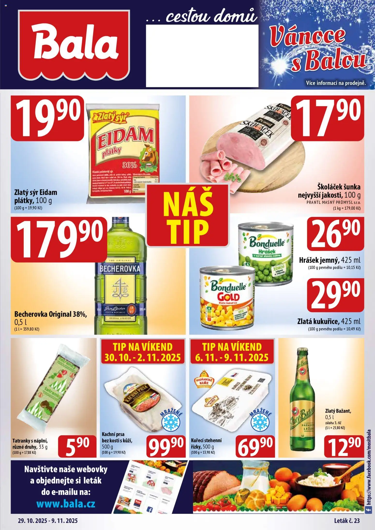 Náhled nabídky: BALA Velký leták platný od 29.10.2025